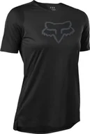 Odzież motocyklowa - Fox W Flexair Ss Jersey czarna - miniaturka - grafika 1