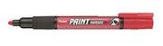 Kredki, ołówki, pastele i pisaki - Pentel Marker MMP20 olejowy - czerwony - miniaturka - grafika 1