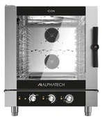 Piece, kotły  i płyty grzejne gastronomiczne - Piec konwekcyjno-parowy ICEM071E 7x GN 1/1 7x 600x400 Alphatech by Lainox sterowanie manualne Resto Quality - miniaturka - grafika 1