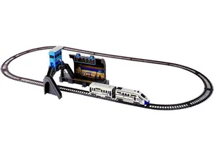 Kolejka na Baterie 244 cm + Dworzec Wagon - Pociągi dla dzieci - miniaturka - grafika 2