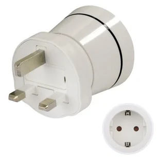 Hama ADAPTER PODRÓŻNY PL &gt UK 001219950000 - Inne akcesoria audio-wideo - miniaturka - grafika 1