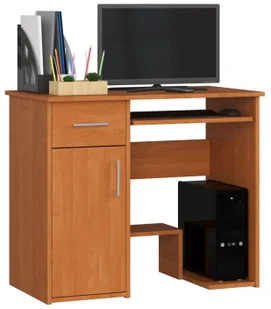 Elior Biurko Z Szufladą I Półkami Olcha S0-B78 - Biurka Elior Biurko Z Szufladą I Półkami Olcha S0-B78 - Biurka - miniaturka - grafika 1