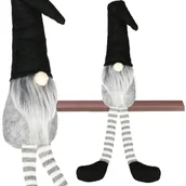 Ozdoby bożonarodzeniowe - Skrzat Figurka Świąteczna Krasnal Siedzący Gnom - miniaturka - grafika 1