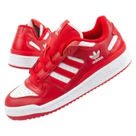 Buty sportowe damskie - Buty sportowe adidas Forum Low Cl U HQ1495 czerwone - miniaturka - grafika 1