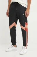 Spodnie męskie - adidas Originals spodnie męskie kolor czarny wzorzyste IS6490 - miniaturka - grafika 1