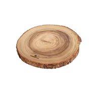 Deski do krojenia - Zassenhaus OKRĄGŁA DESKA DO SERWOWANIA Z DREWNA AKACJOWEGO 32 CM FREEFORM ZS-059090 - miniaturka - grafika 1