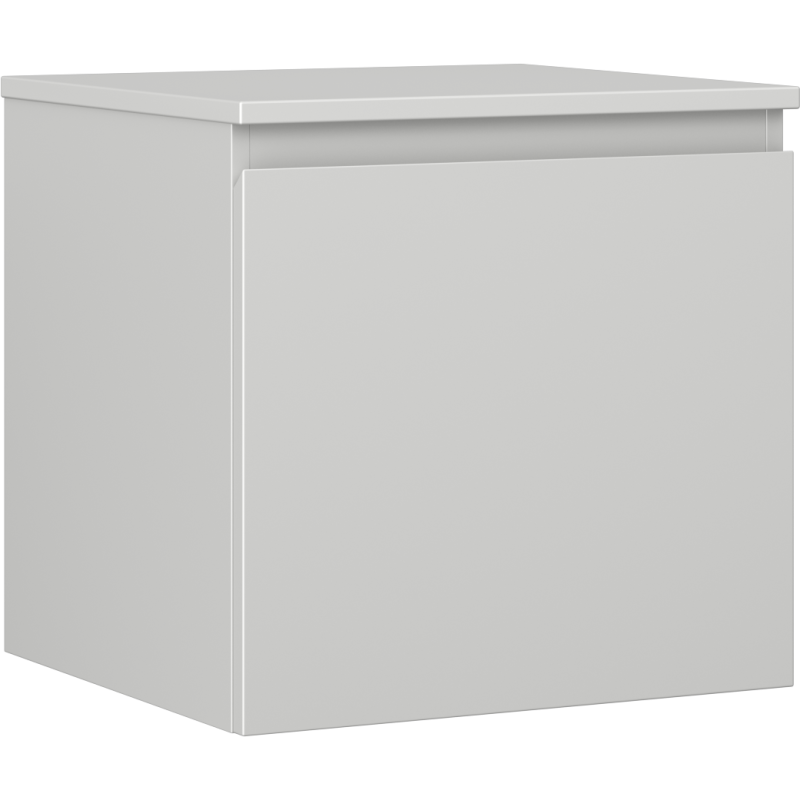 Mexen Orio szafka łazienkowa podumywalkowa 50 cm z blatem, 1 szuflada, szara mat - 91A10-05047-1-BFC62