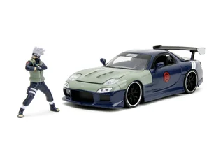 JADA NARUTO SHIPPUDEN 1993 MAZDA RX-7 + FIGURKA KAKASHI HATAKE 1:24 5055 - Samochody i pojazdy dla dzieci - miniaturka - grafika 1