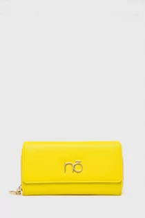 Portfele - Nobo portfel damski kolor żółty - grafika 1
