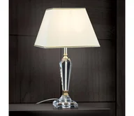 Lampy stojące - Orion LA 4-1201 - Kryształowa lampa stołowa VERONIQUE 1xE27/60W/230V kremowy/złoty - miniaturka - grafika 1