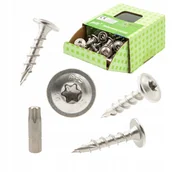 Wkręty - Wkręty konstrukcyjne, TALERZOWE 6x70 mm, STAL NIERDZEWNA A2 100 szt. - miniaturka - grafika 1