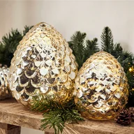 Oświetlenie świąteczne - Szyszka LED, zestaw 2 szt. Ibaque - miniaturka - grafika 1