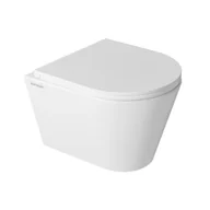 Miski WC - Durasan Miska WC Arena bezkołnierzowa z deską wolnoopadającą - miniaturka - grafika 1