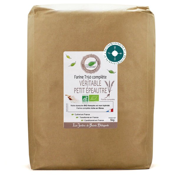 Mąka orkiszowa - Mąka typ 1500 Samopsza BIO 4,5 kg* / Les Jardins de Sainte-Hildegarde