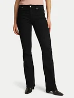 Spodnie damskie - Tommy Hilfiger Jeansy WW0WW45007 Czarny Bootcut Fit - miniaturka - grafika 1