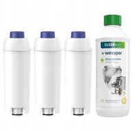 Akcesoria i części do ekspresów do kawy - 3X Filtr Wody + Odkamieniacz 500Ml Do Delonghi - miniaturka - grafika 1