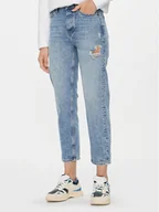 Spodnie damskie - Tommy Hilfiger Jeansy Classic WW0WW39626 Niebieski Straight Fit - miniaturka - grafika 1