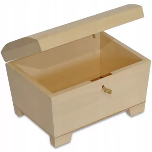 Szkatułka Pudełko Drewniane 20 X 14,5 X 11,7 Cm - Pudełka i szkatułki - miniaturka - grafika 1