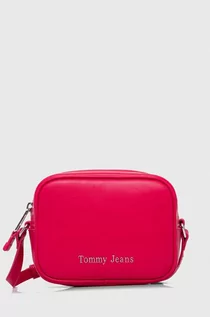 Torebki damskie - Tommy Jeans torebka kolor różowy - grafika 1