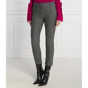 Pinko Spodnie | Regular Fit | z dodatkiem wełny - Spodnie damskie - miniaturka - grafika 1