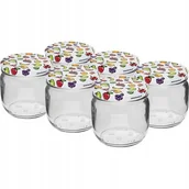 Pojemniki kuchenne - Słoik szklany z zakrętką TO fi82/6 370ml - 6 szt - miniaturka - grafika 1