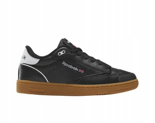 Buty męskie sportowe Reebok Classic Club C Skóra Trampki Czarne 100033925 - Buty sportowe męskie - miniaturka - grafika 1