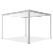 Kratki i pergole - Pergola ogrodowa tarasowa 3x3 Premium White - Gutroof - miniaturka - grafika 1
