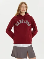 Bluzy damskie - Gant Bluza 1949 Arch Graphic 4201262 Czerwony Loose Fit - miniaturka - grafika 1