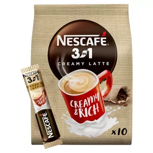 Nescafé 3in1 Creamy Latte Rozpuszczalny napój kawowy 150 g (10 x 15 g) - Kawa - miniaturka - grafika 1