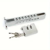 Inne - Stalowy pedał hamulca samochodowego, zamek sprzęgła antykradzieżowego, kluczowe urządzenie zabezpieczające do ochrony pojazdu, przenośny zamek - miniaturka - grafika 1