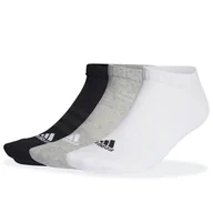 Skarpetki męskie - Skarpety unisex adidas Sportswear Cushioned Low-Cut Socks 3 Pairs IC1333 - multikolor - miniaturka - grafika 1