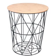 Stoły ogrodowe - Stolik z koszem 36 x 40 cm - miniaturka - grafika 1