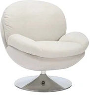 Fotele - FOTEL BRIGITTE CHROM STELAŻ / BREGO JASNY BEŻ 22 - miniaturka - grafika 1