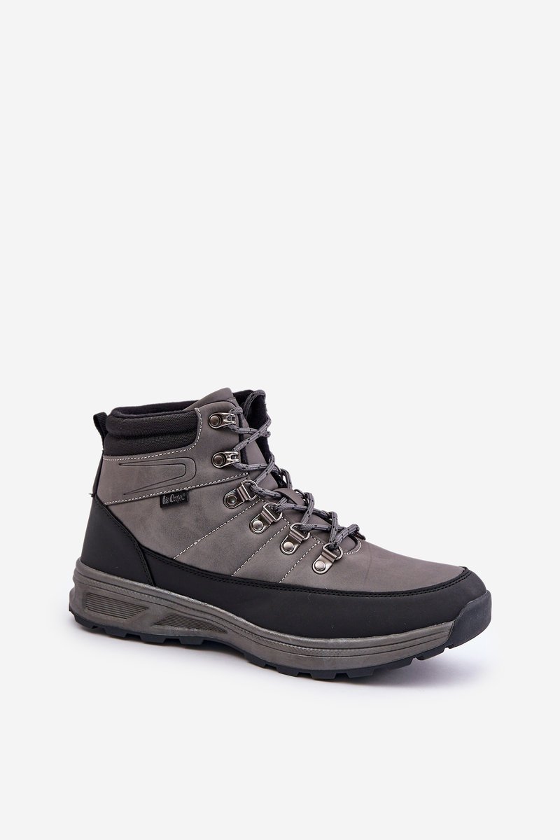 Ocieplane Buty Trekkingowe Męskie Lee Cooper LCJ-24-03-3033M Szare-43