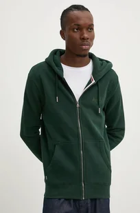 Superdry bluza męska kolor zielony z kapturem gładka M2013116A-20E - Bluzy męskie - miniaturka - grafika 1