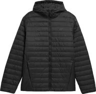 Kurtki męskie - Kurtka męska puchowa 4F M240 czarna 4FAW23TDJAM240 20S-S - miniaturka - grafika 1