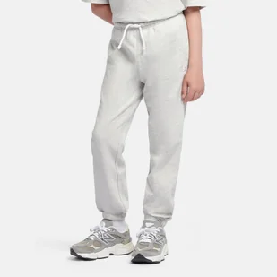 Spodnie dziecięce New Balance LAKB0060AHH szare - Spodnie sportowe damskie - miniaturka - grafika 1