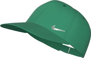 Nike Unisex regulowana czapka U Nk Df Club Cap U Cb Mtswsh L, Stadium Green/Metallic Silver, FB5372-324, M/L - Czapki damskie - miniaturka - grafika 1