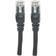 Patchcordy - Intellinet Patch Cord 100% miedź Cat.6 Utp, 1m, cz - miniaturka - grafika 1