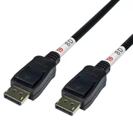 Kable - DELTACO DP80-1010 KABEL DISPLAYPORT, DP 2.1, DP80, 1M - miniaturka - grafika 1