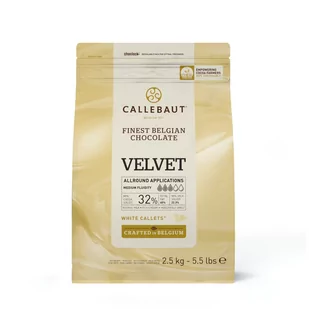 Callebaut czekolada biała belgijska Velvet 32% 2,5 kg - Czekolada - miniaturka - grafika 1