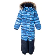 Kombinezony dla dzieci - Chłopięcy kombinezon zimowy ROCK las niebieski Lenne r.116 - miniaturka - grafika 1