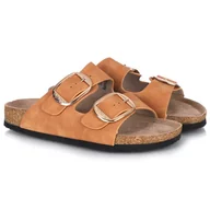 Klapki i japonki damskie - Klapki damskie Lee Cooper LCW-25-35-3485L LT BROWN 36 - miniaturka - grafika 1