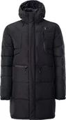 Kurtki męskie - Kurtka męska Iguana Męski płaszcz pikowany zimowy Iguana TIALGO czarny rozmiar L - miniaturka - grafika 1