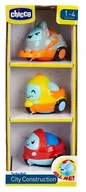 Zabawki sensoryczne - POJAZDY MASZYNY BUDOWLANE 3SZT, CHICCO - miniaturka - grafika 1