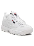 Sneakersy damskie - Fila Sneakersy Disruptor Wmn Low 1010302.1FG Biały - miniaturka - grafika 1