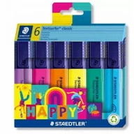 Przybory szkolne - Staedtler Zakreślacz Textsurfer Happy 6 kolorów - miniaturka - grafika 1