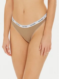 Calvin Klein Underwear Komplet 3 par stringów 000QD5209E Kolorowy - Majtki damskie - miniaturka - grafika 1