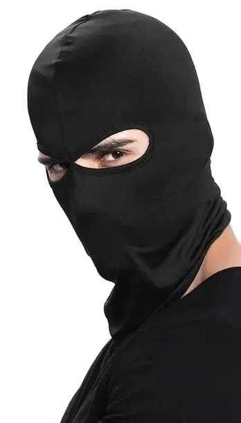 Kominiarka Balaclava Lekka Uniwersalna Czarna Pod Kask Na Motor Wentylacja