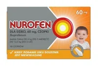 Leki przeciwbólowe - Boots Healthcare Nurofen dla dzieci 60mg 10 szt. - miniaturka - grafika 1